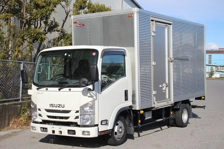 いすゞ エルフ 小型 アルミバン サイドドア 2RG-NLR88AN｜画像1