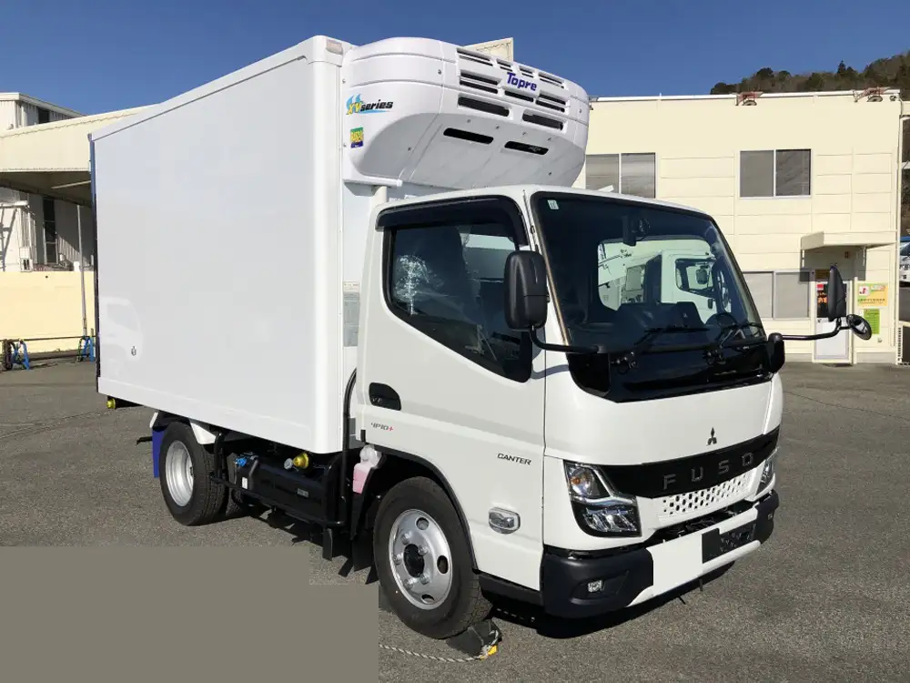 三菱 キャンター 小型 冷凍冷蔵 低温 床ステンの中古トラック画像3