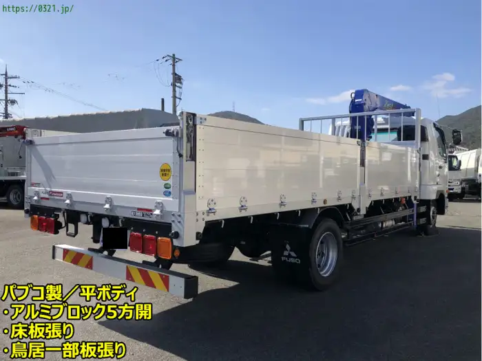 三菱 ファイター 中型/増トン クレーン付 アルミブロック 4段の中古トラック画像4
