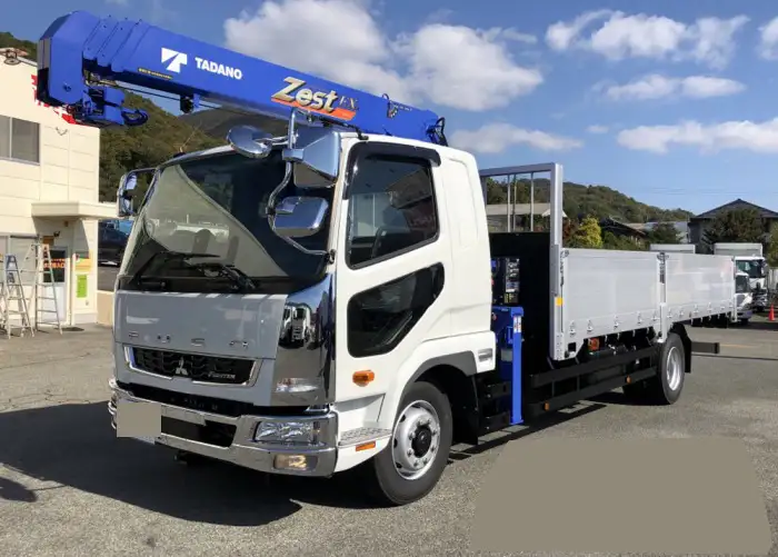 三菱 ファイター 中型/増トン クレーン付 アルミブロック 4段 の中古トラック【車両No.183869】