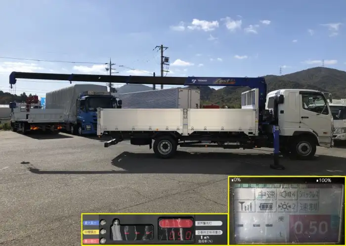 三菱 ファイター 中型/増トン クレーン付 アルミブロック 4段の中古トラック画像3