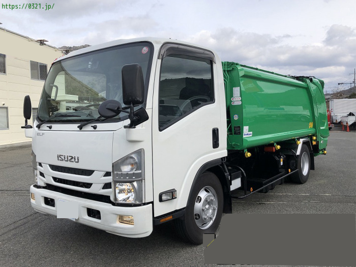 いすゞ エルフ 小型 パッカー車 プレス式 2PG-NPR88YN｜画像1