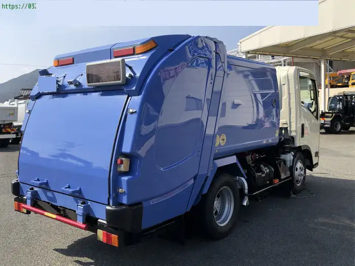 いすゞ エルフ 小型 パッカー車 巻き込み式 回転ダンプ式の中古トラック画像2