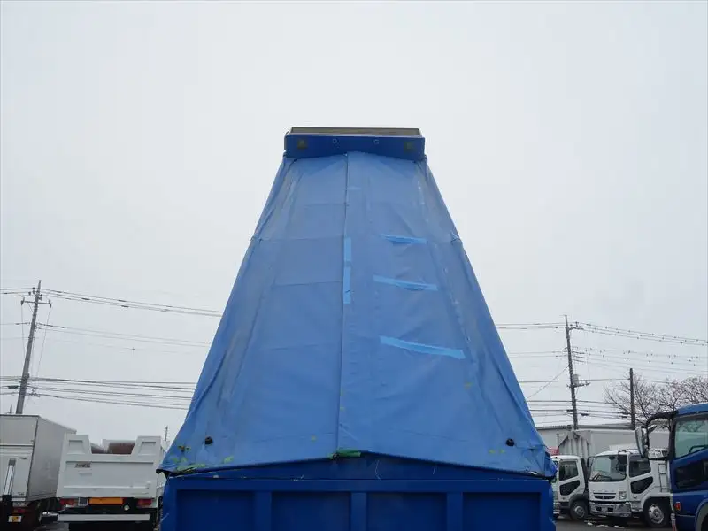 三菱 スーパーグレート 大型 ダンプ 土砂禁 天蓋付きの中古トラック画像7