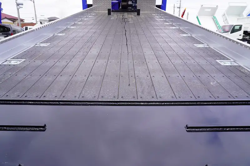 三菱 ファイター 中型/増トン 車両重機運搬 4段クレーン ラジコンの中古トラック画像6