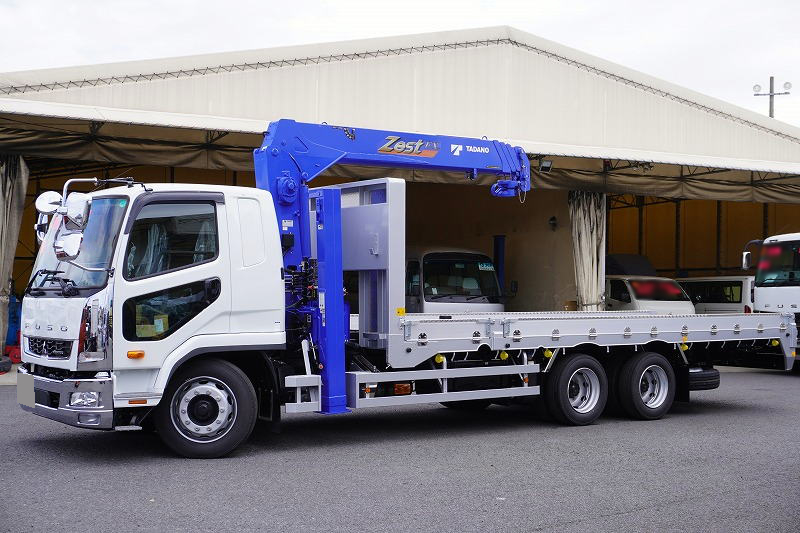 三菱 ファイター 中型/増トン 車両重機運搬 セルフローダー 2DG-FQ62F
