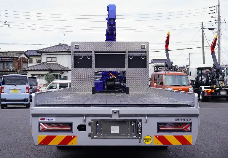 三菱 ファイター 中型/増トン 車両重機運搬 4段クレーン ラジコンの中古トラック画像3