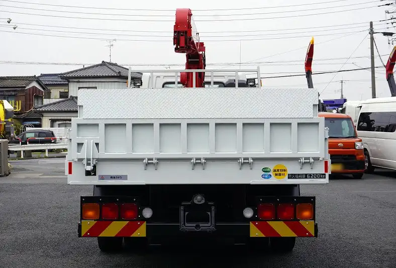 三菱 ファイター 中型/増トン 車両重機運搬 4段クレーン ラジコンの中古トラック画像3