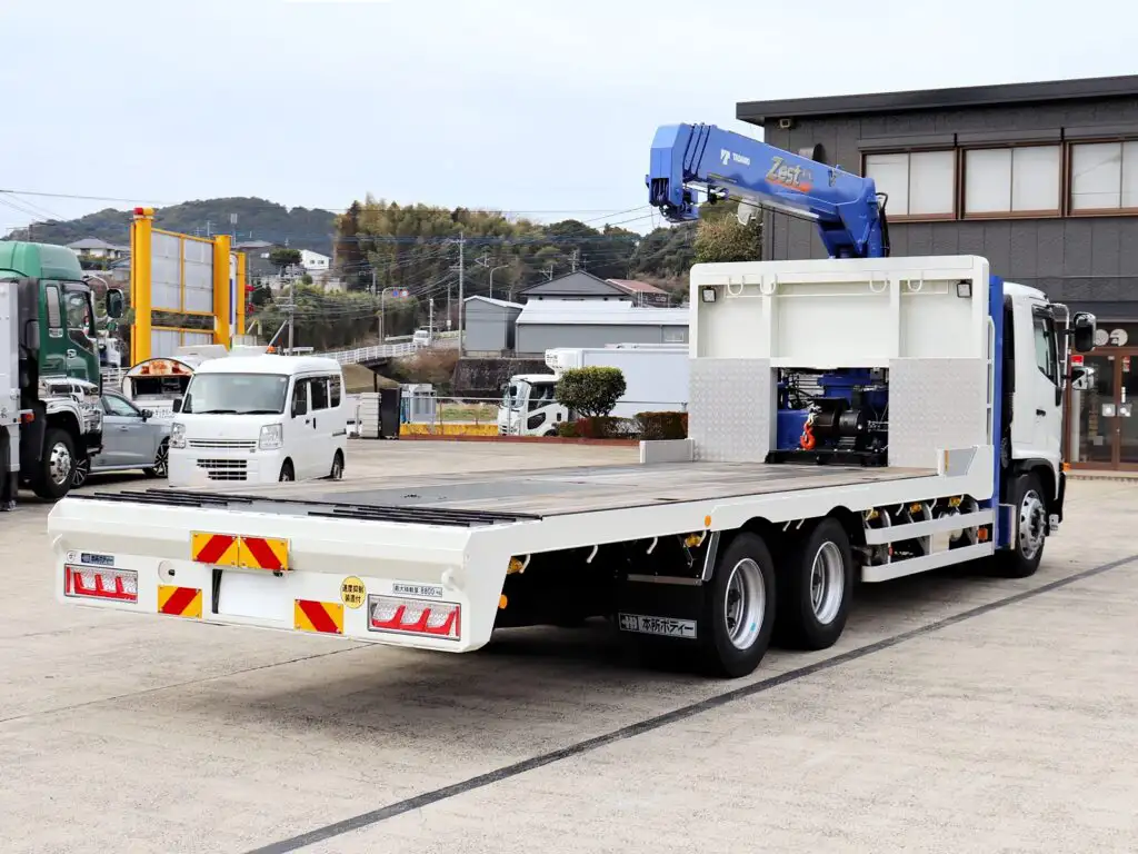 日野 レンジャー 中型/増トン 車両重機運搬 4段クレーン ラジコンの中古トラック画像4