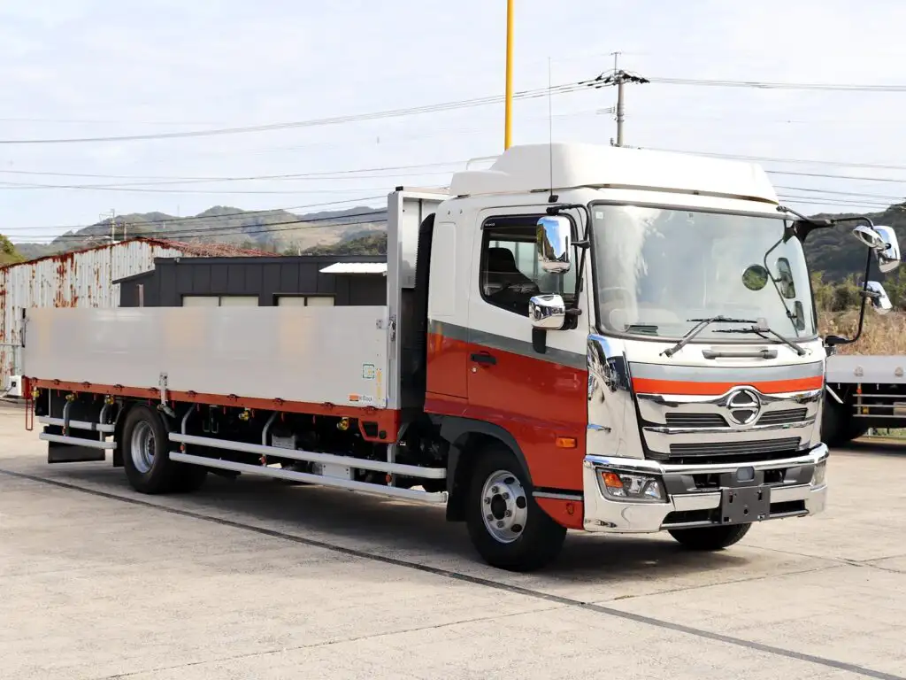 日野 レンジャー 中型/増トン 平ボディ アルミブロック エアサスの中古トラック画像2