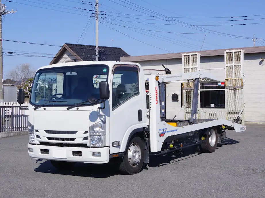 いすゞ エルフ 小型 車両重機運搬 ラジコン ウインチの中古トラック画像1