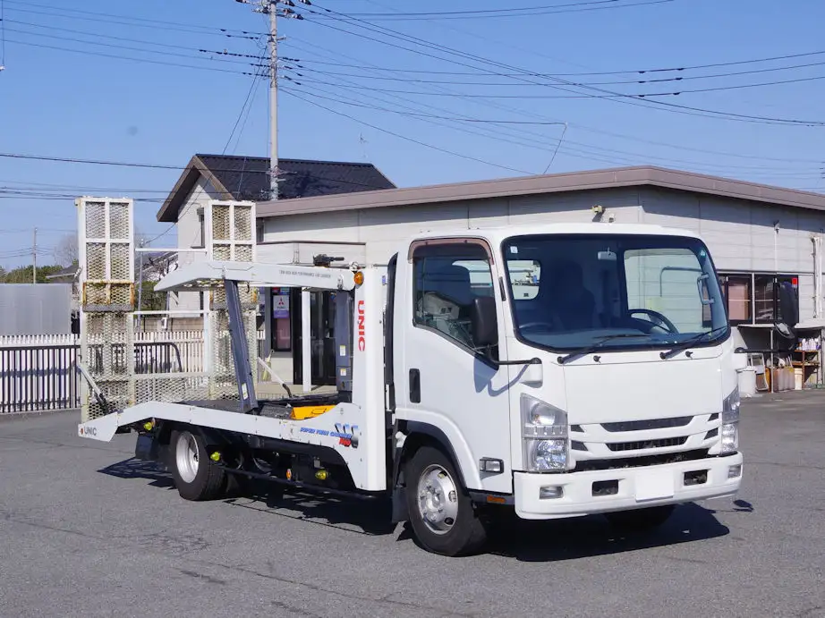 いすゞ エルフ 小型 車両重機運搬 ラジコン ウインチの中古トラック画像2