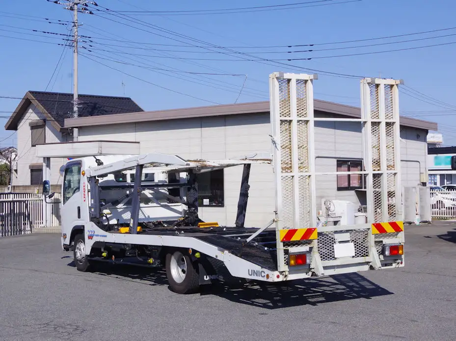いすゞ エルフ 小型 車両重機運搬 ラジコン ウインチの中古トラック画像5