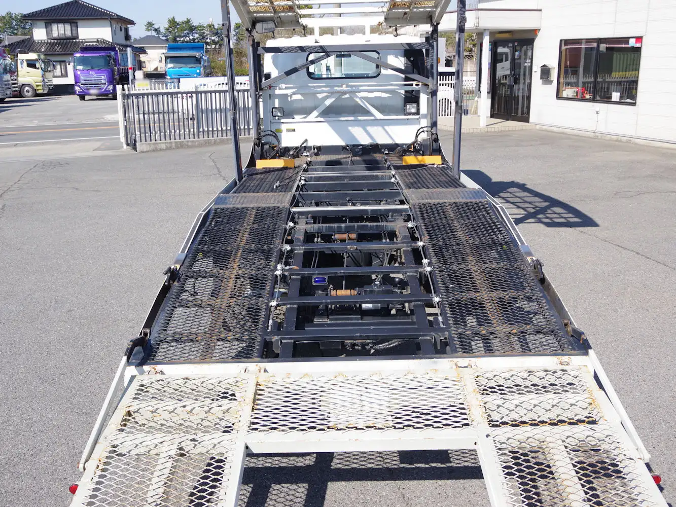 いすゞ エルフ 小型 車両重機運搬 ラジコン ウインチの中古トラック画像8