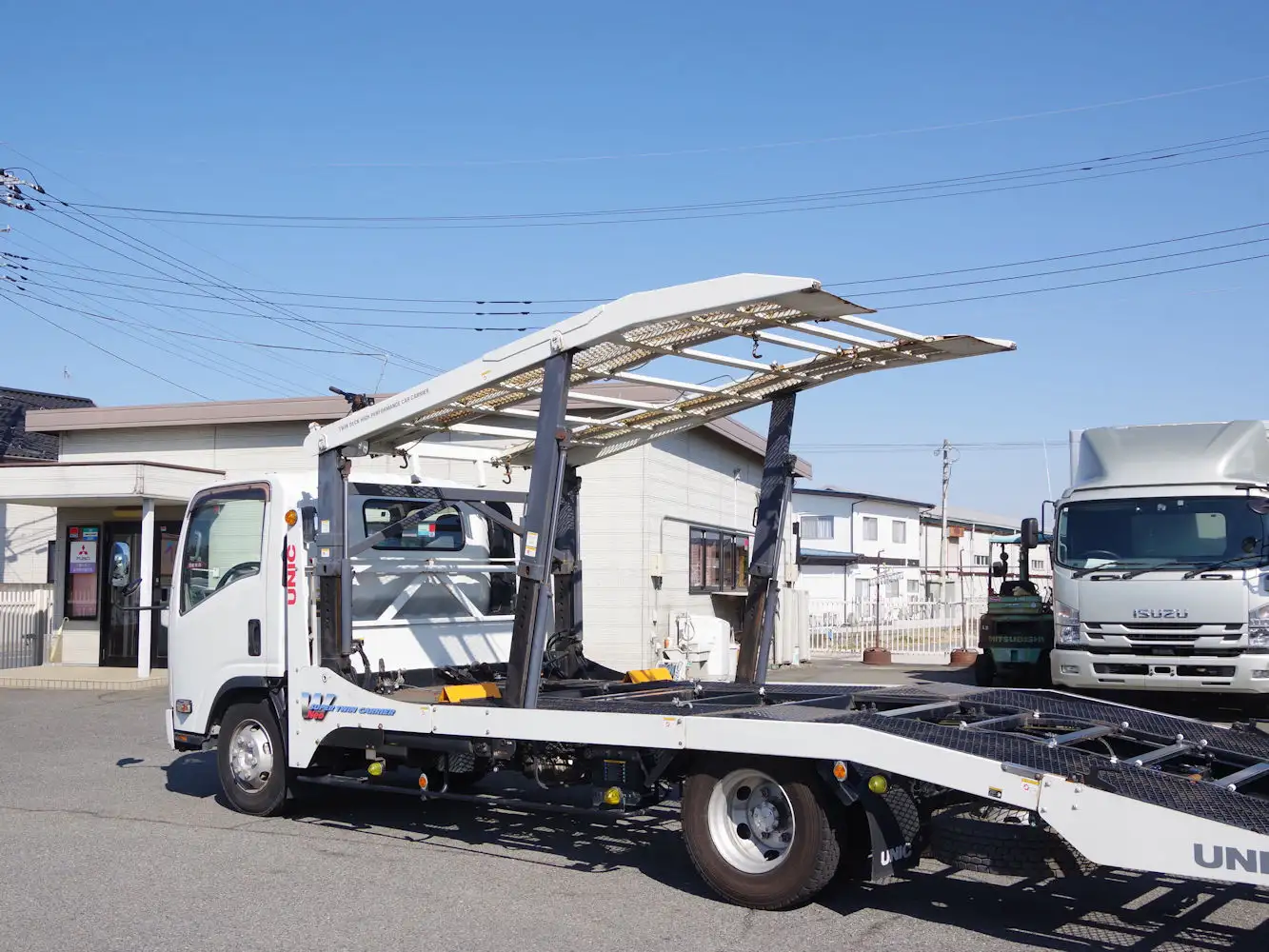 いすゞ エルフ 小型 車両重機運搬 ラジコン ウインチの中古トラック画像6