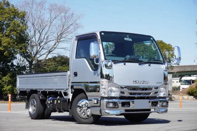 いすゞ エルフ 小型 平ボディ 床鉄板 2RG-NHR88Aの中古トラック画像2
