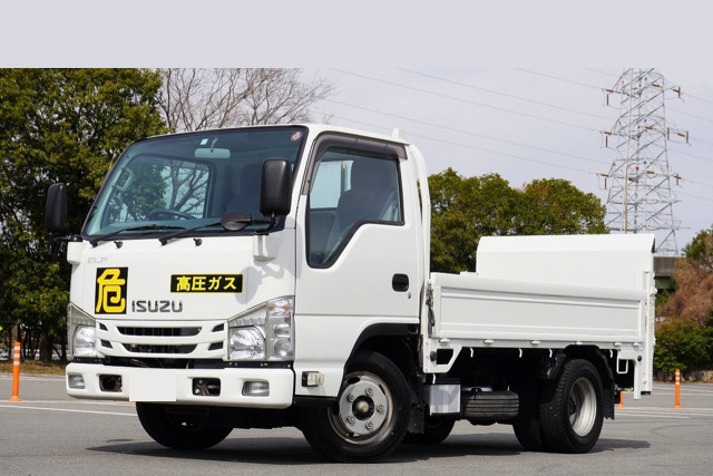 いすゞ エルフ 小型 平ボディ 10尺 TRG-NJR85A