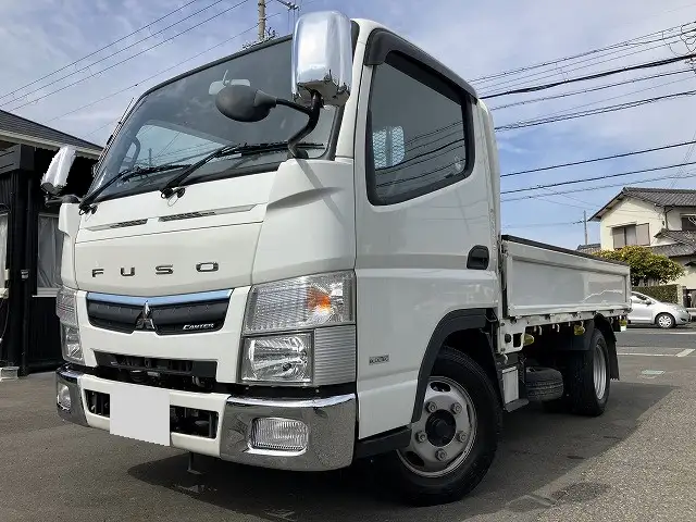三菱 キャンター 小型 平ボディ 床鉄板 TPG-FBA20の中古トラック画像1