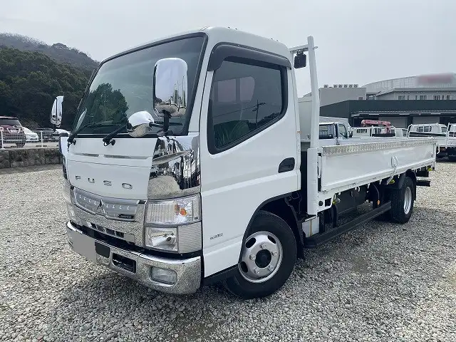 三菱 キャンター 小型 平ボディ 床鉄板 2RG-FEA20の中古トラック画像1