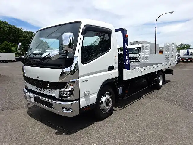 三菱 キャンター 小型 車両重機運搬 ラジコン ウインチの中古トラック画像1