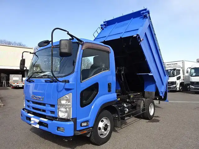いすゞ フォワード 中型/増トン ダンプ 土砂禁 天蓋付きの中古トラック画像4