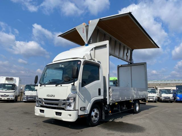 いすゞ エルフ 小型 ウイング 超ロング 2RG-NPR88AN