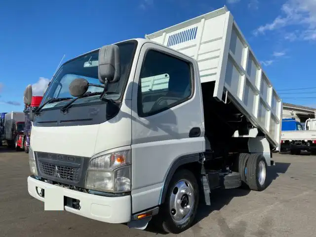 三菱 キャンター 小型 ダンプ 土砂禁 BKG-FE71BSDの中古トラック画像1