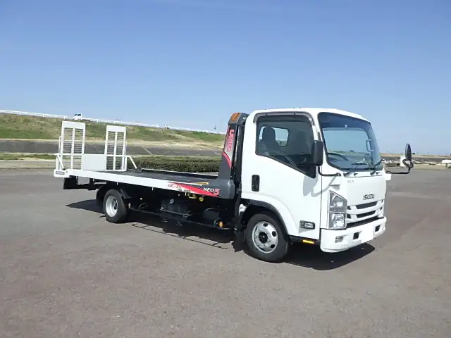 いすゞ エルフ 小型 車両重機運搬 ラジコン ウインチの中古トラック画像2