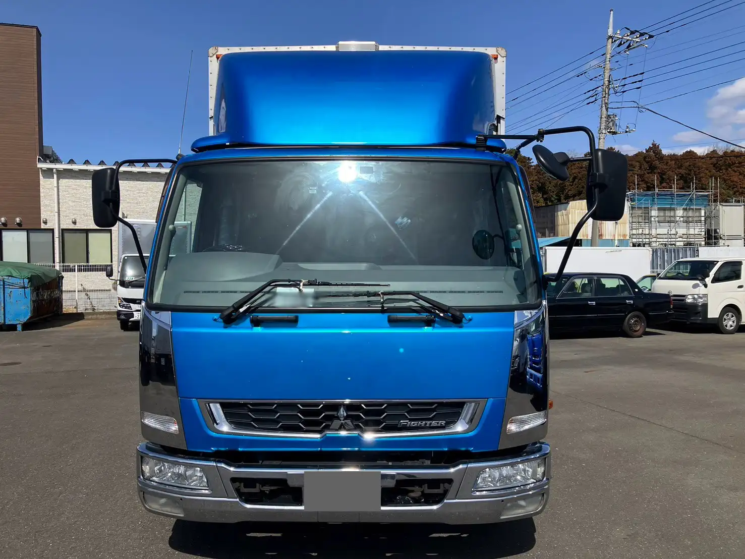 三菱 ファイター 中型/増トン ウイング パワーゲート ベッドの中古トラック画像2