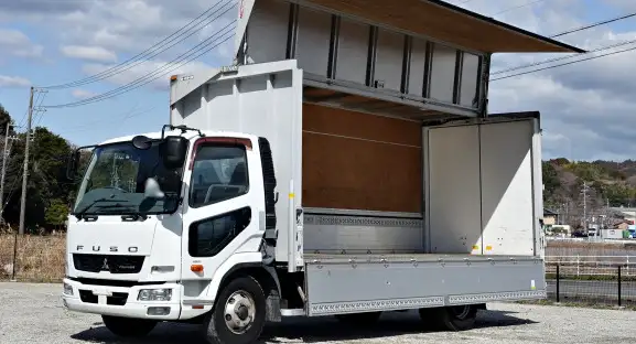 三菱 ファイター 中型/増トン ウイング TKG-FK71F H25｜画像1