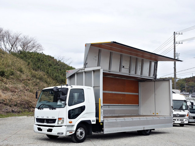 三菱 ファイター 中型/増トン ウイング ベッド TKG-FK61F｜画像1