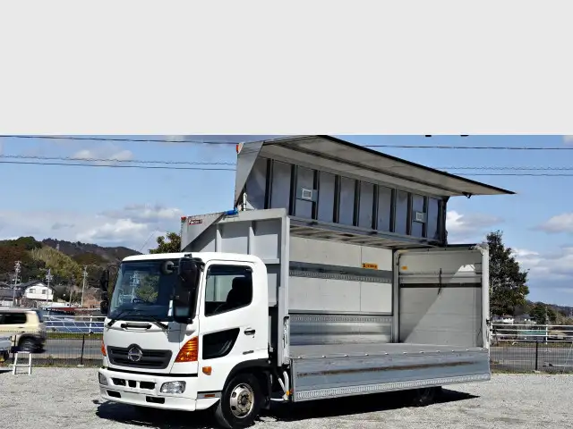 日野 レンジャー 中型/増トン ウイング パワーゲート 床鉄板｜画像1