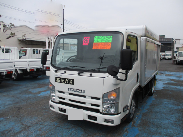 いすゞ エルフ 小型 アルミバン セミロング TKG-NLR85N