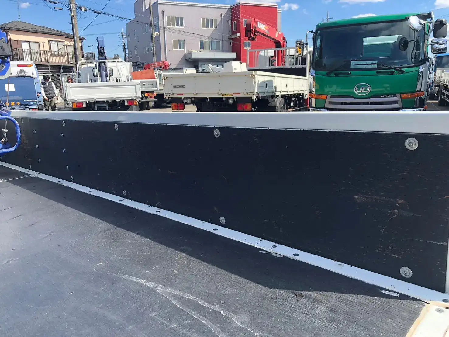 三菱 キャンター 小型 クレーン付 横置簡易クレーン 4段の中古トラック画像9