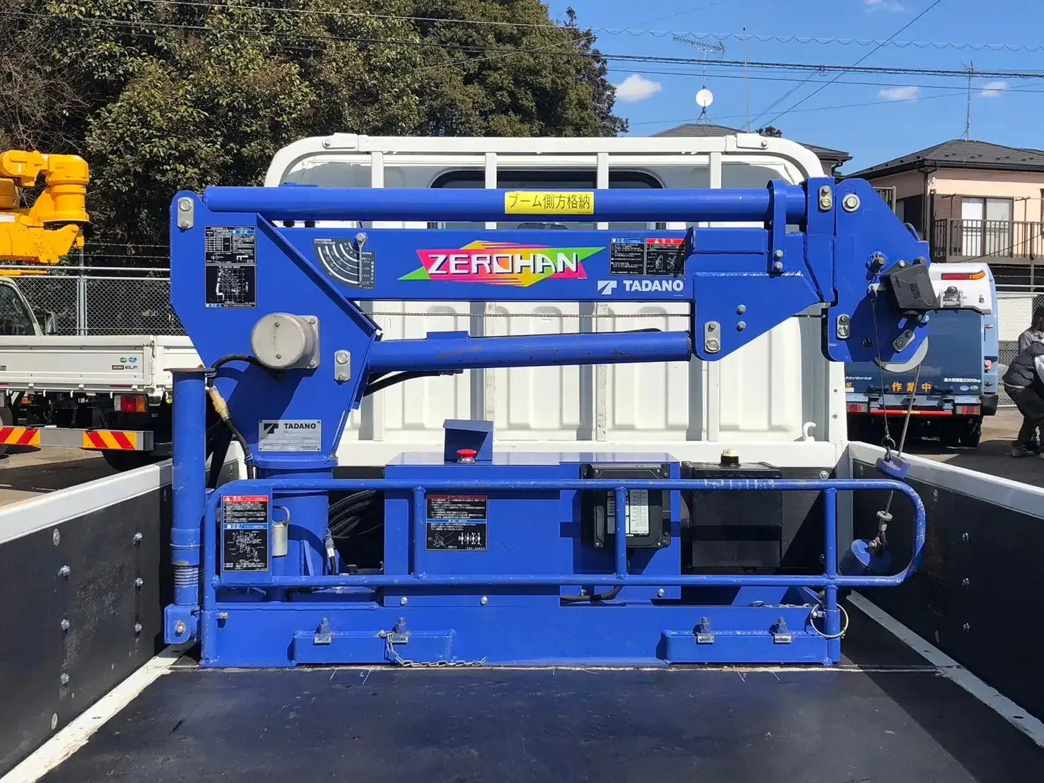 三菱 キャンター 小型 クレーン付 横置簡易クレーン 4段の中古トラック画像7
