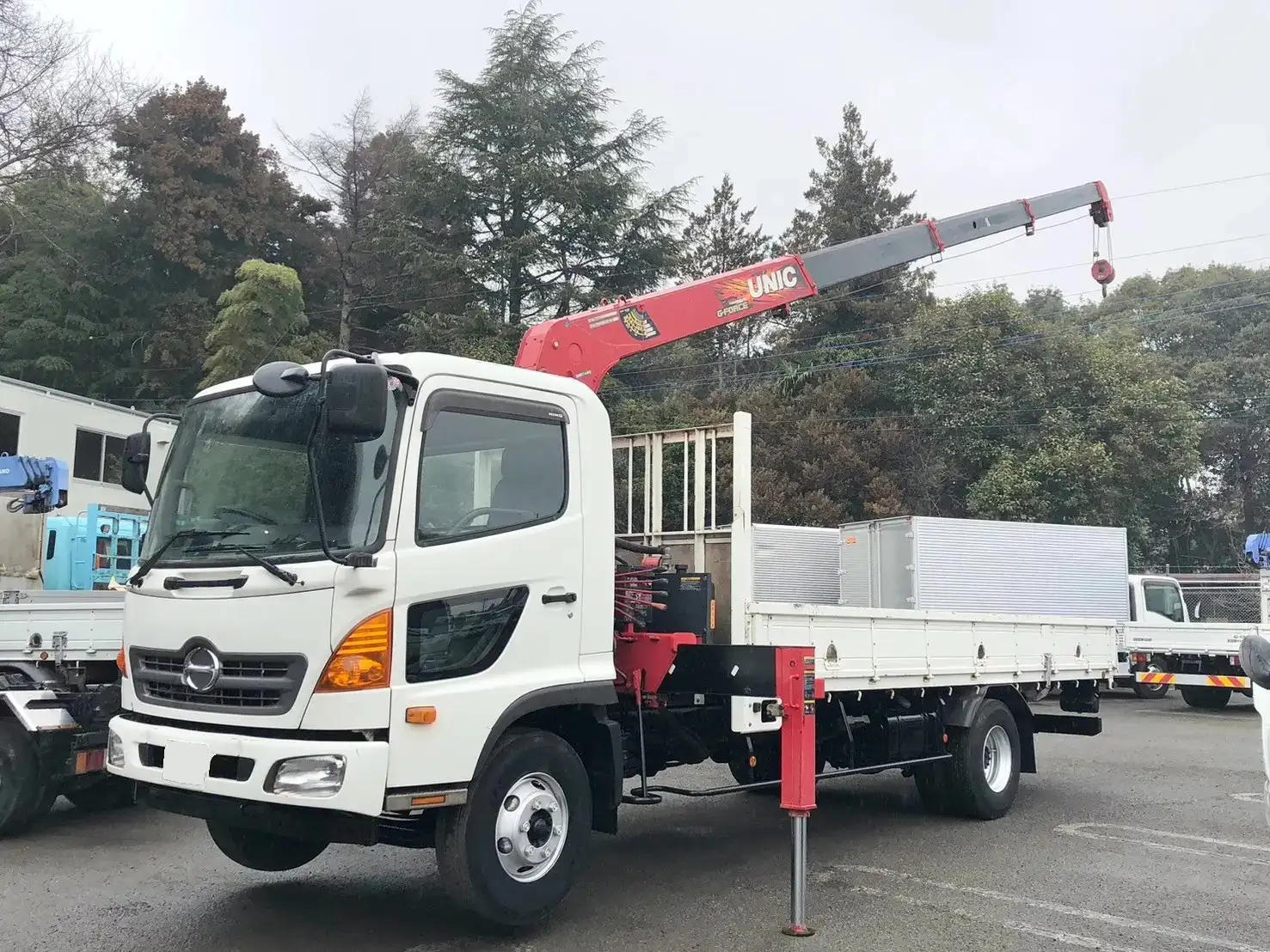 日野 レンジャー 中型/増トン クレーン付 4段 ラジコン｜画像1