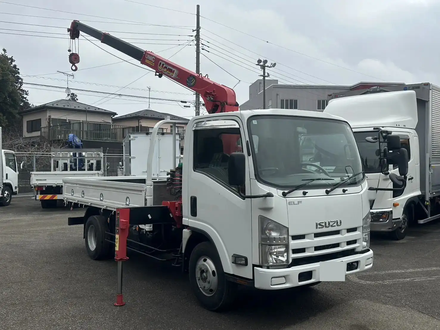 いすゞ エルフ 小型 クレーン付 3段 ラジコンの中古トラック画像2