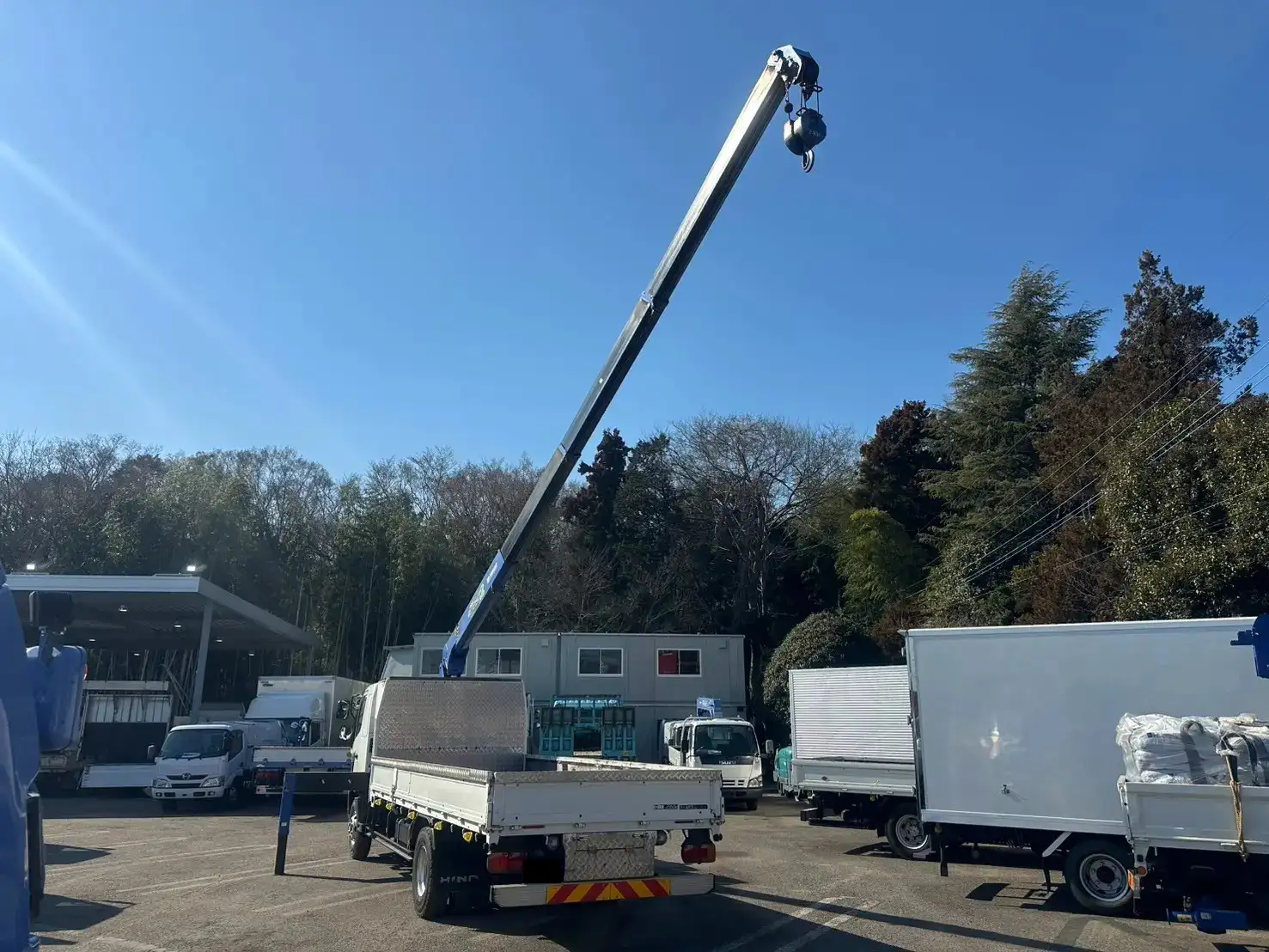 日野 レンジャー 中型/増トン クレーン付 床鉄板 4段の中古トラック画像6