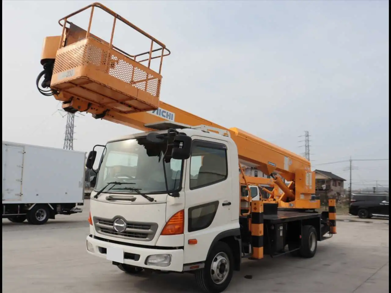 日野 レンジャー 中型/増トン 高所・建柱車 高所作業車 SKG-FC9JGAP｜画像1