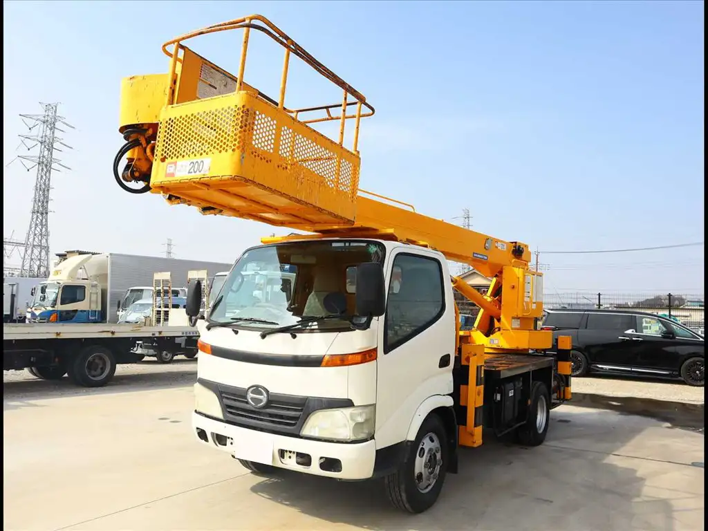 日野 デュトロ 小型 高所・建柱車 高所作業車 BDG-XZU334M｜画像1
