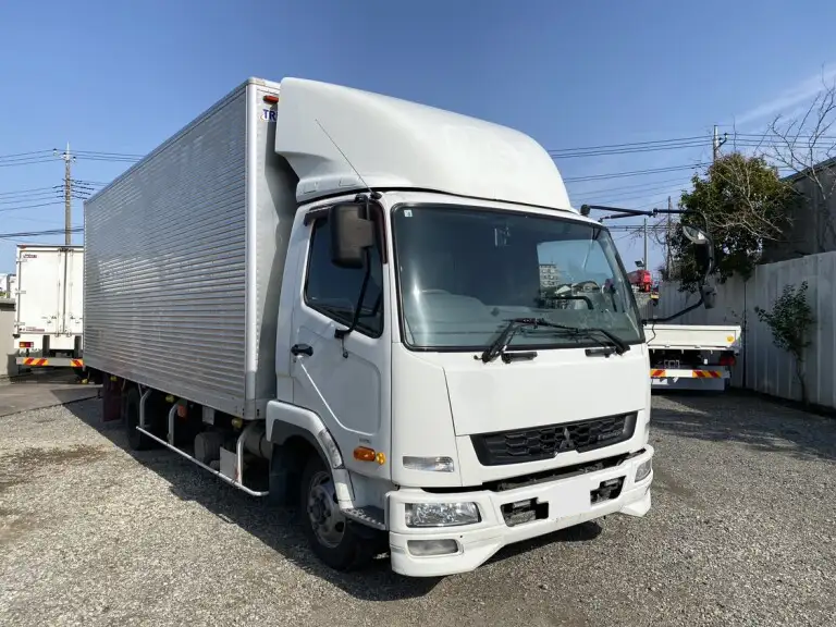 三菱 ファイター 中型/増トン アルミバン パワーゲート TKG-FK71Fの中古トラック画像2