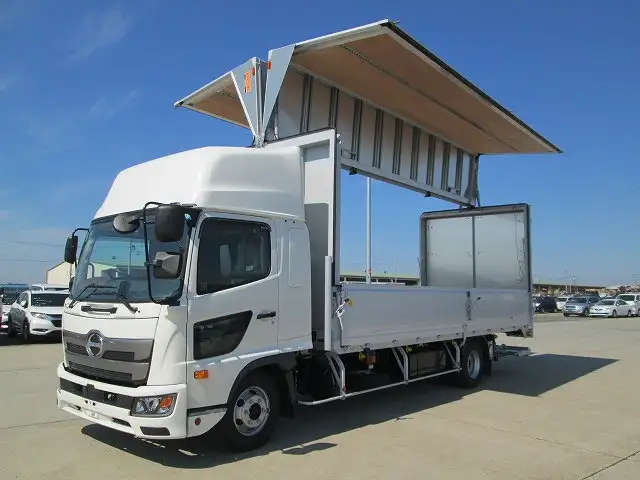 日野 レンジャー 中型/増トン ウイング パワーゲート エアサスの中古トラック画像4