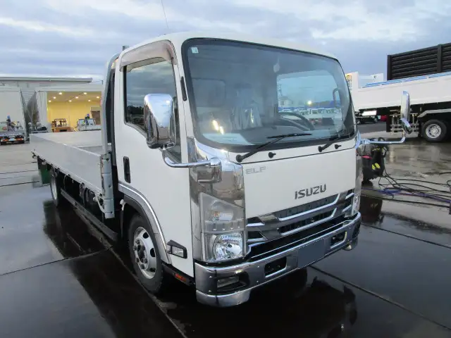 いすゞ エルフ 小型 平ボディ アルミブロック TPG-NPR85ARの中古トラック画像2