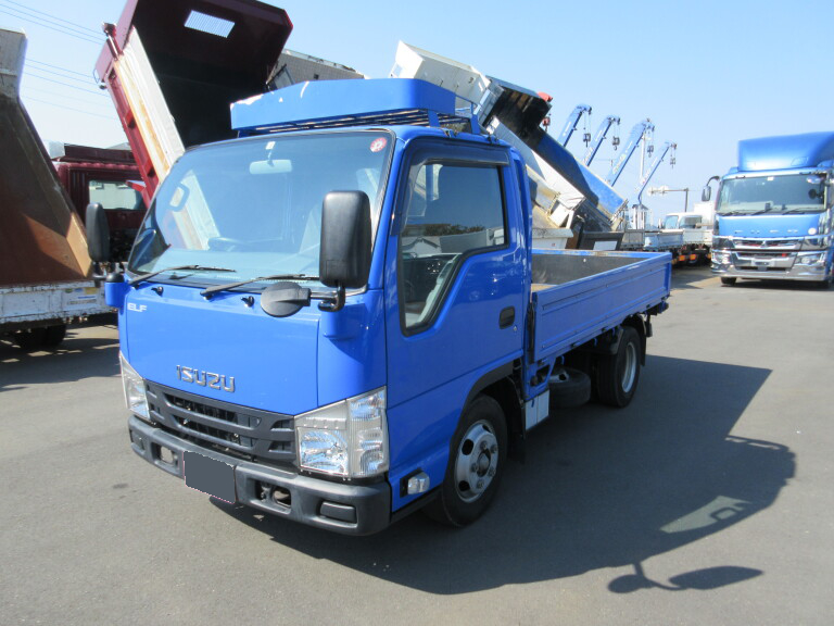 いすゞ エルフ 小型 平ボディ 10尺 TPG-NJR85A