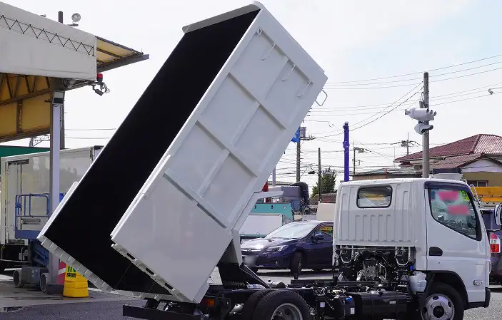 三菱 キャンター 小型 ダンプ 土砂禁 強化の中古トラック画像5