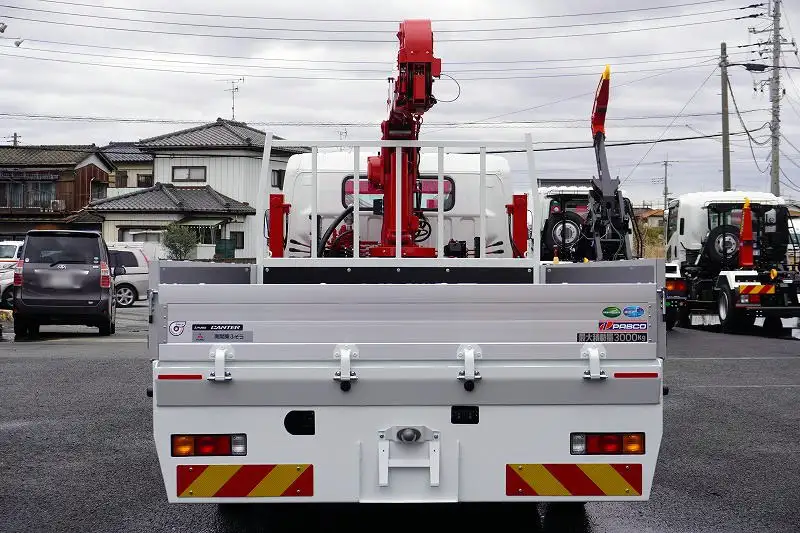 三菱 キャンター 小型 車両重機運搬 4段クレーン ラジコンの中古トラック画像3