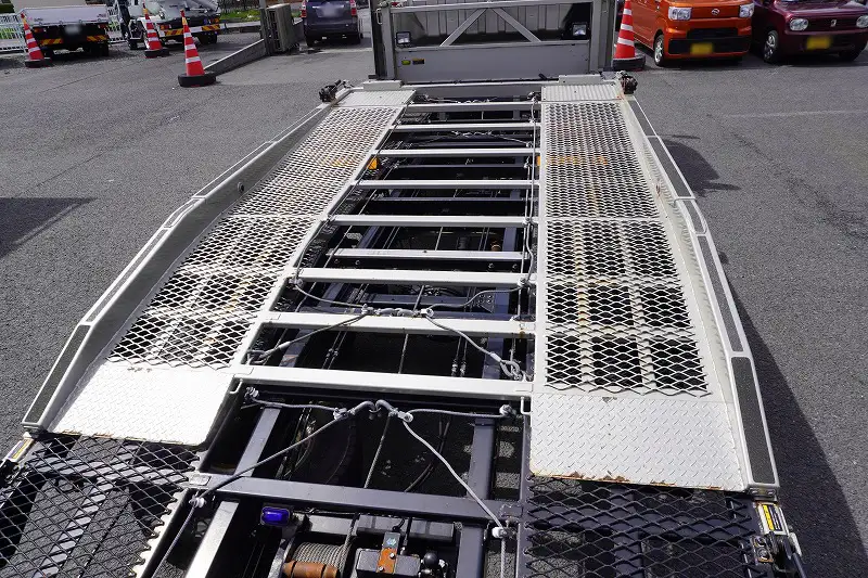 三菱 キャンター 小型 車両重機運搬 ラジコン ウインチの中古トラック画像7