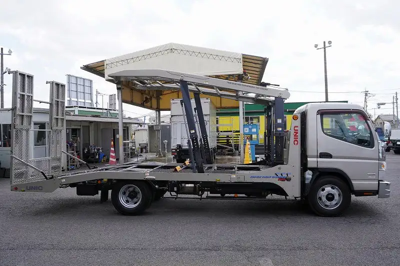 三菱 キャンター 小型 車両重機運搬 ラジコン ウインチの中古トラック画像2
