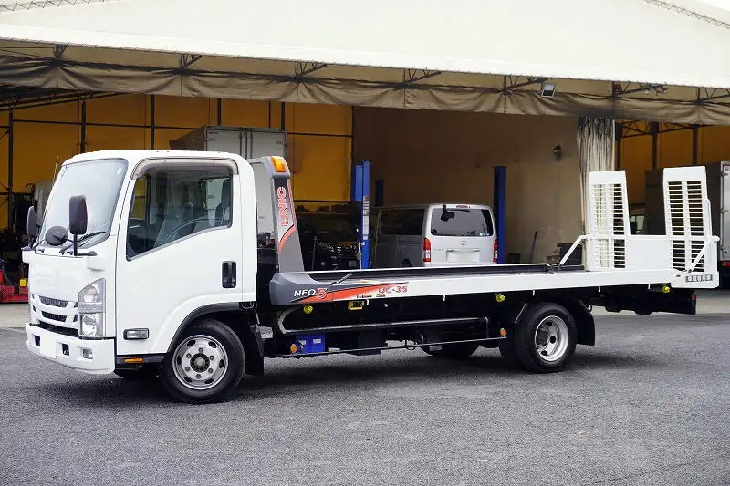 いすゞ エルフ 小型 車両重機運搬 ラジコン ウインチの中古トラック画像1