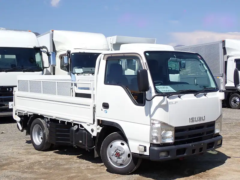 いすゞ エルフ 小型 平ボディ パワーゲート BKG-NJS85Aの中古トラック画像2